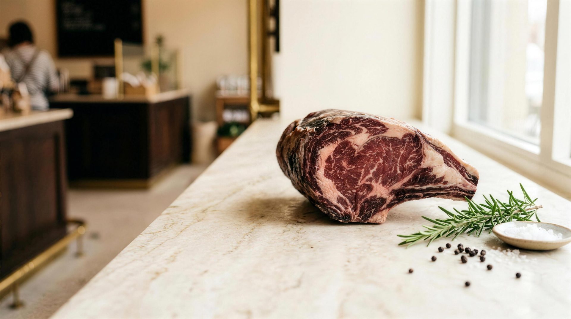 Premium mięso wołowe ribeye