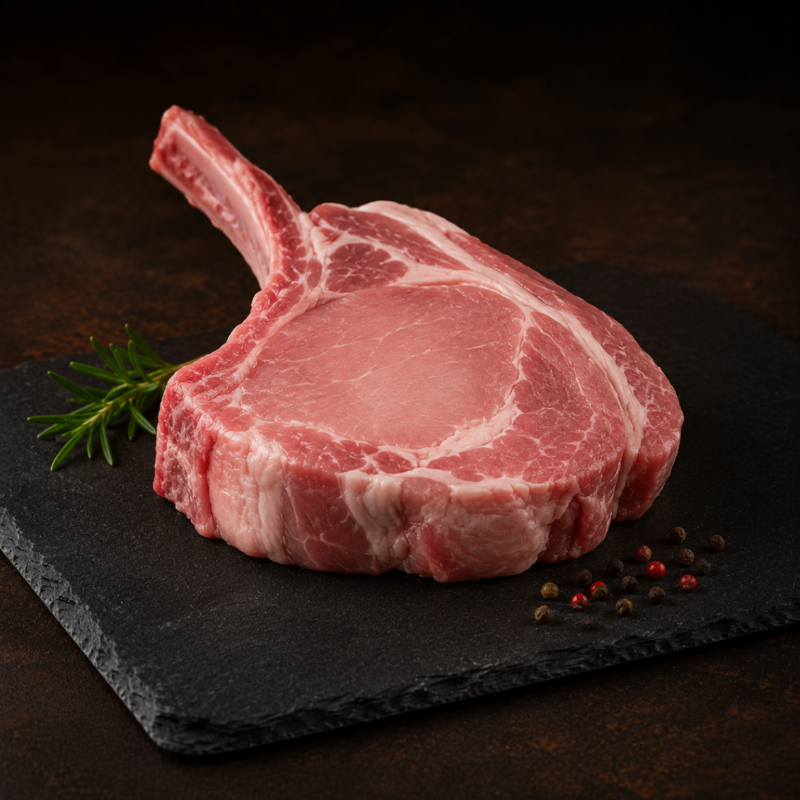 Schab wieprzowy z kością premium 1 kg